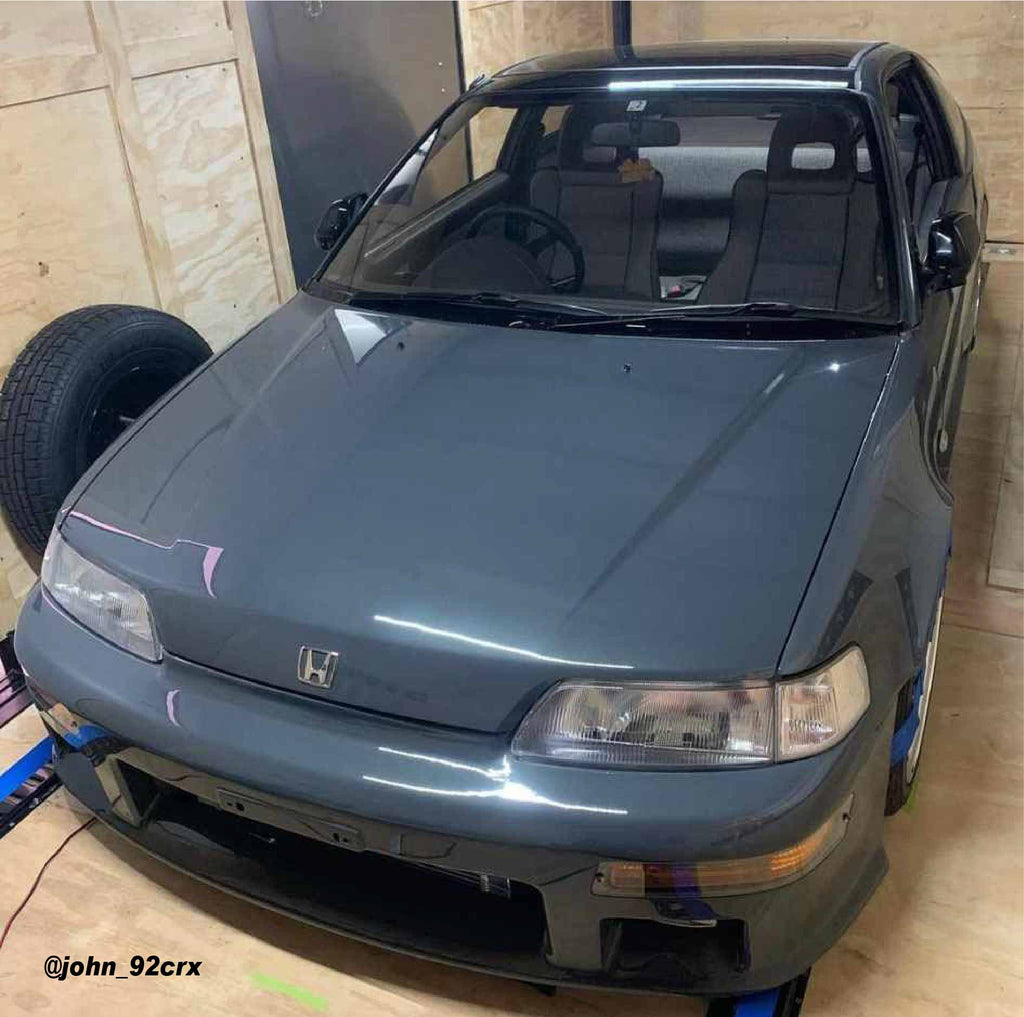 Avant Road Procovers: 88-91 CRX custom fitted indoor cover - Black/Red/Blue