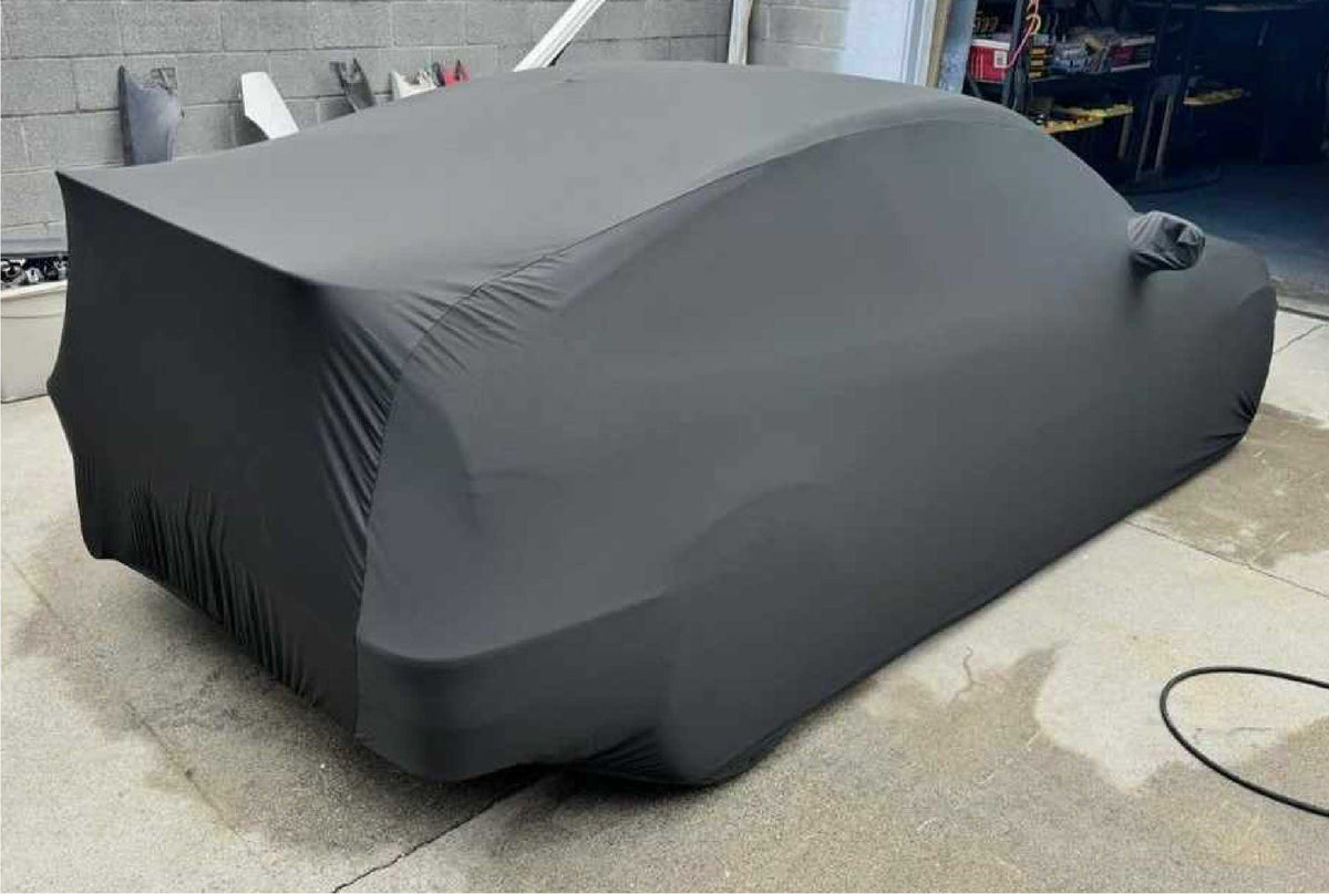 Avant Road Procovers: 88-91 CRX custom fitted indoor cover - Black/Red/Blue