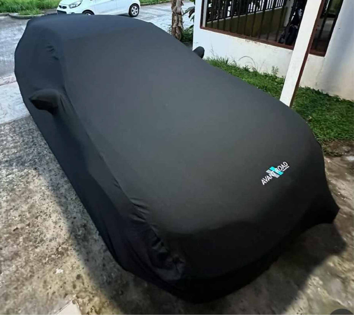 Avant Road Procovers: 92-95 Civic HB custom fitted indoor cover - Black/Red/Blue