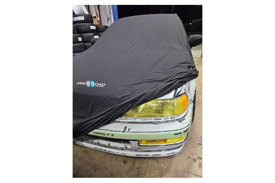 Avant Road Procovers: 88-91 Civic HB custom fitted indoor cover - Black/Red/Blue