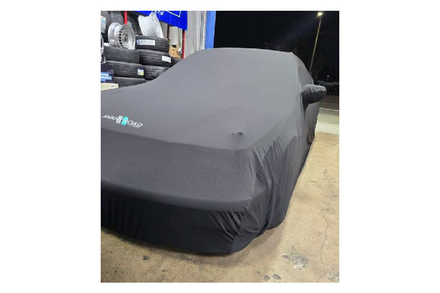Avant Road Procovers: 88-91 Civic HB custom fitted indoor cover - Black/Red/Blue