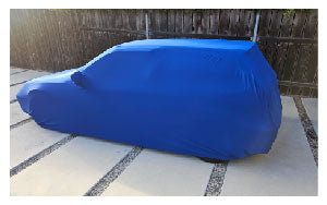 Avant Road Procovers: 88-91 Civic HB custom fitted indoor cover - Black/Red/Blue