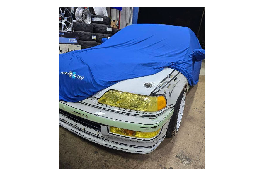 Avant Road Procovers: 88-91 Civic HB custom fitted indoor cover - Black/Red/Blue