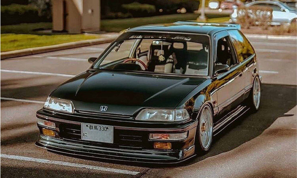 Avant Road Procovers: 88-91 Civic HB custom fitted indoor cover - Black/Red/Blue