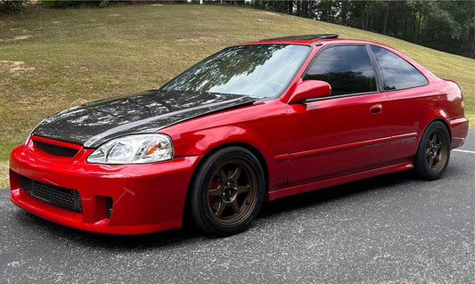 Avant Road Procovers: 96-00 Civic Coupe custom fitted indoor cover - Black/Red/Blue