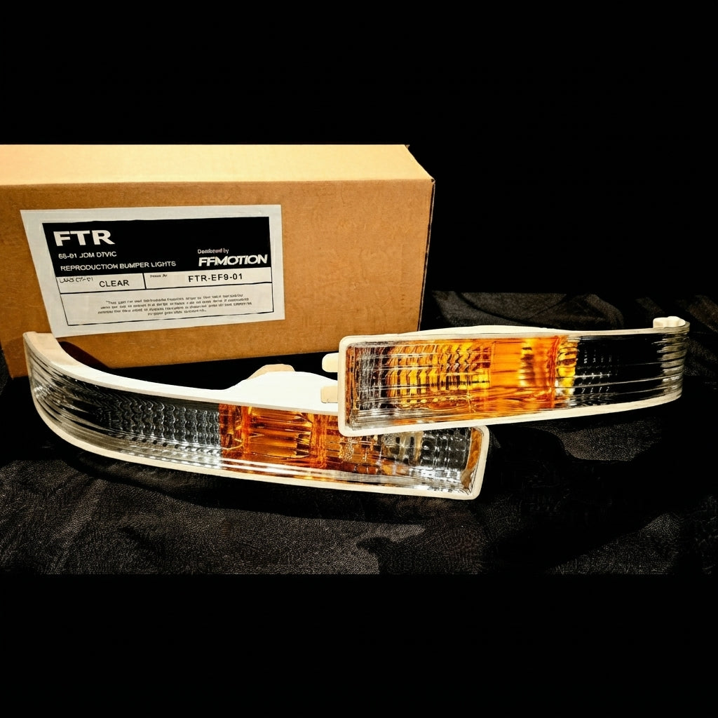FTR JDM Civic reproduction bumper lamps - Clear lens