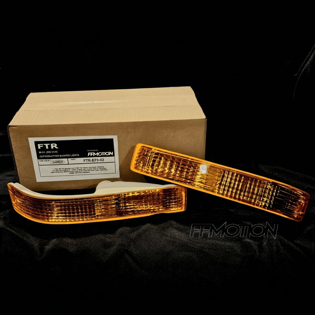 FTR JDM Civic reproduction bumper lamps - Amber lens