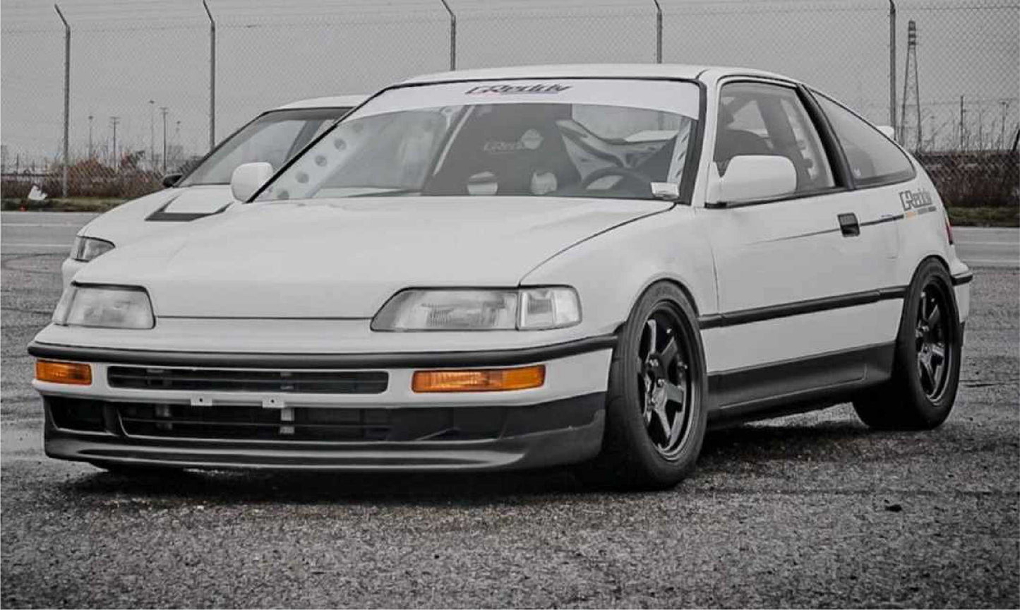 Avant Road Procovers: 88-91 CRX custom fitted indoor cover - Black/Red/Blue