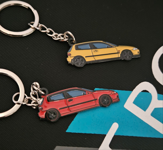 AvantRoad Garage EG Civic HB keychain set