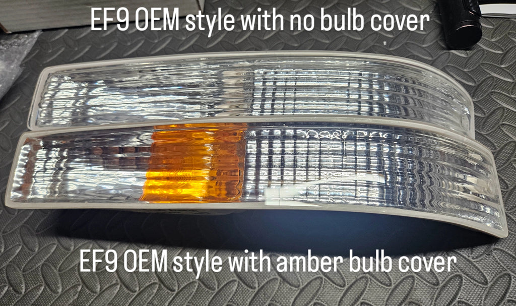FTR JDM Civic reproduction bumper lamps - All Clear lens