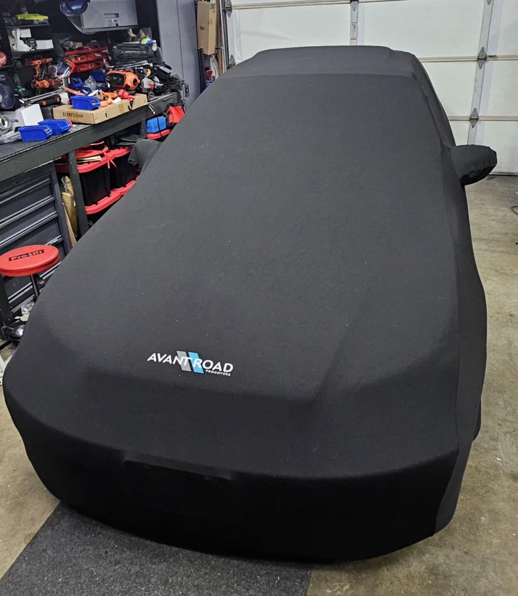 Avant Road Procovers: 96-00 Civic Coupe custom fitted indoor cover - Black/Red/Blue