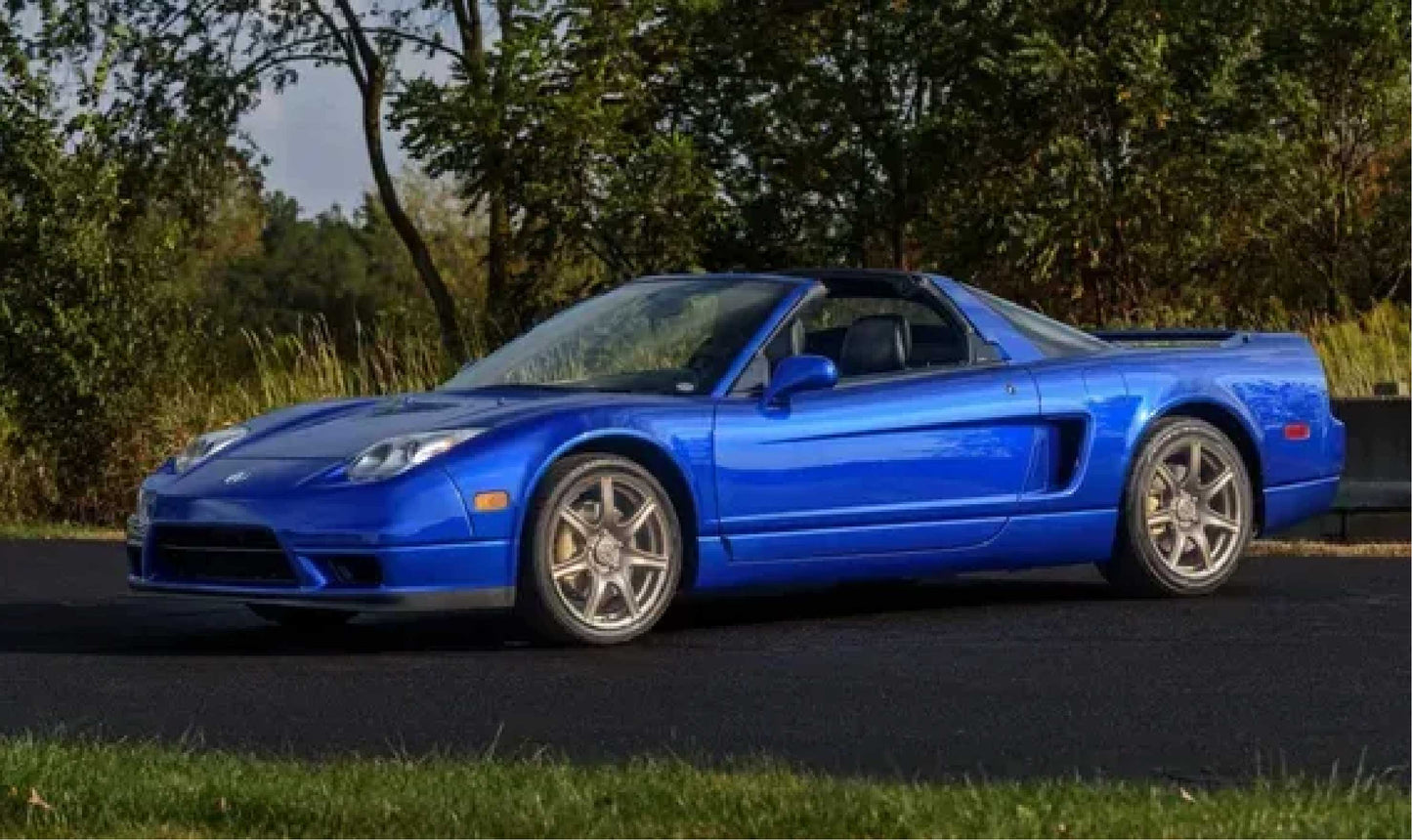 Avant Road Procovers: 90-05 NSX (NA1/2) w/ OEM wing, custom fitted indoor cover - Black/Red/Blue