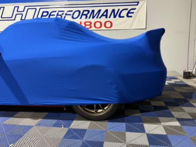 Avant Road Procovers: S2000 w/ CR wing, custom fitted indoor cover - Black/Blue