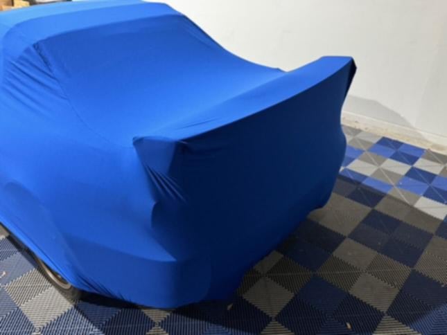 Avant Road Procovers: S2000 w/ CR wing, custom fitted indoor cover - Black/Blue