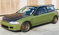 Avant Road Procovers: 92-95 Civic HB custom fitted indoor cover - Black/Red/Blue