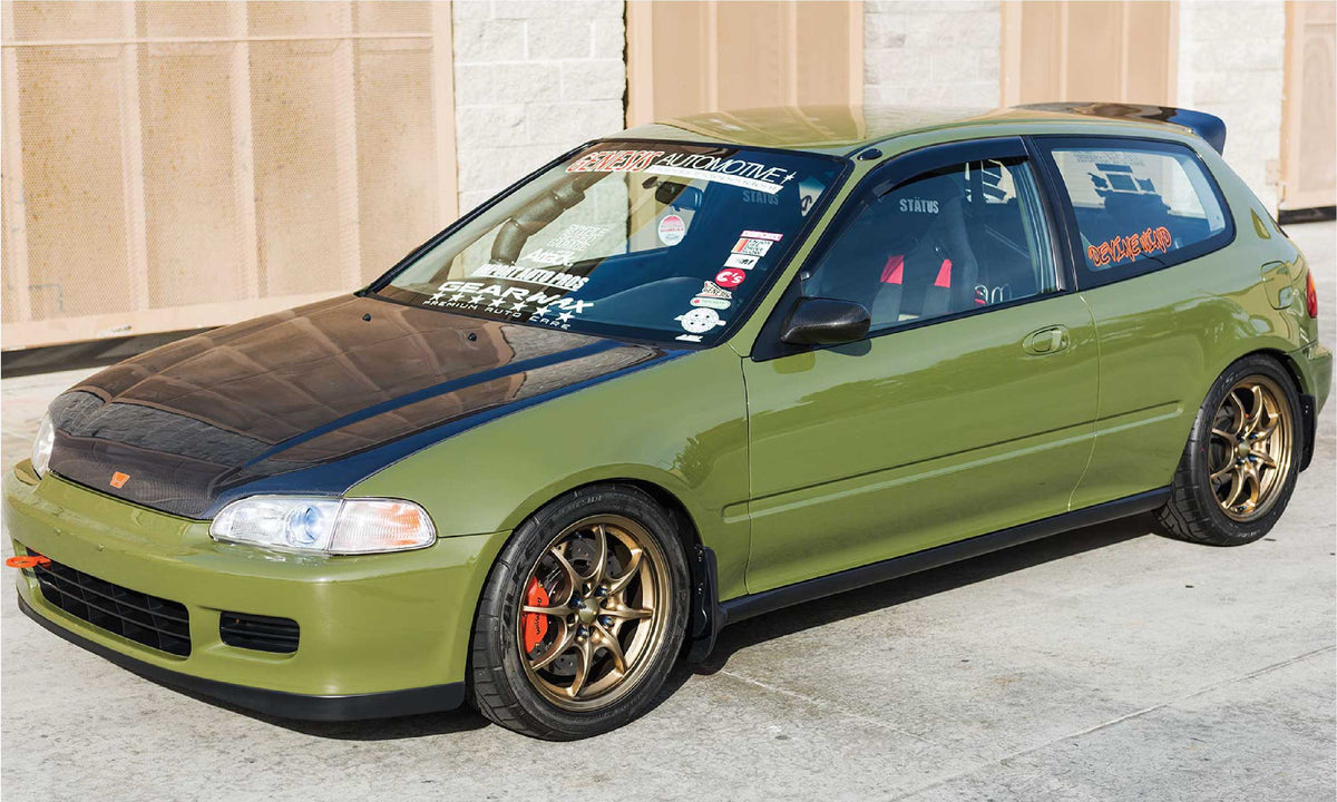 Avant Road Procovers: 92-95 Civic HB custom fitted indoor cover - Black/Red/Blue