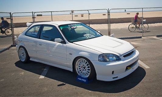 Avant Road Procovers: 96-00 Civic HB custom fitted indoor cover - Black/Red/Blue