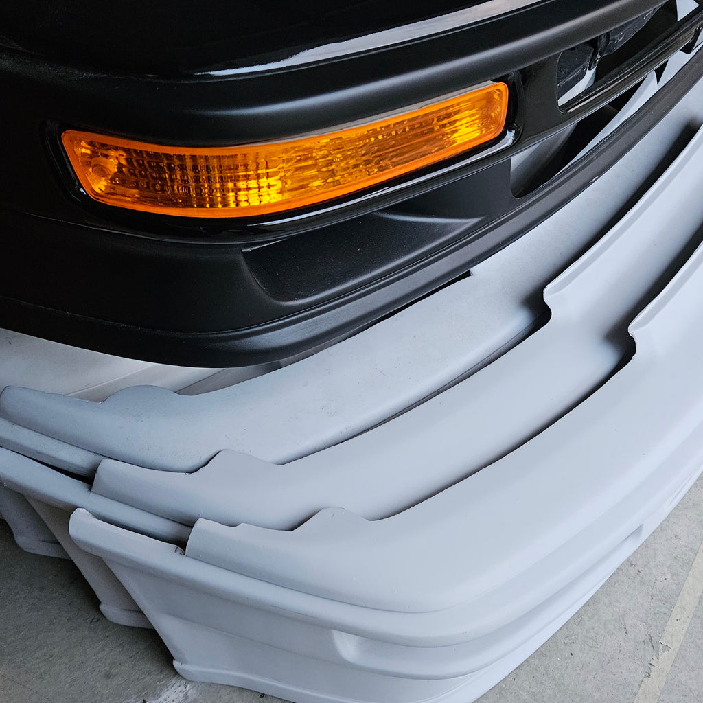FTR JDM CRX reproduction bumper lamps - Amber lens