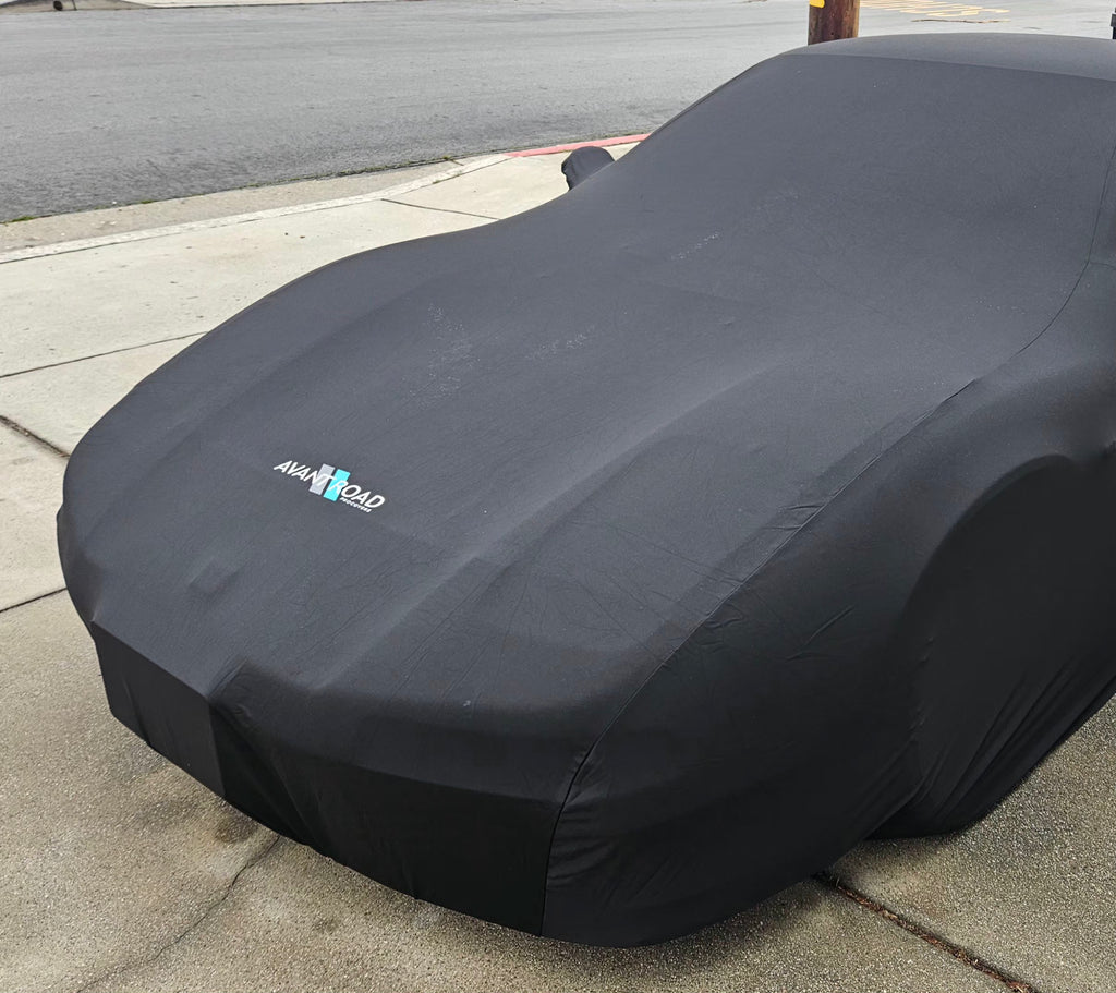 Avant Road Procovers: 91-05 NSX (NA1/2) w/ OEM wing, custom fitted indoor cover - Black/Red/Blue
